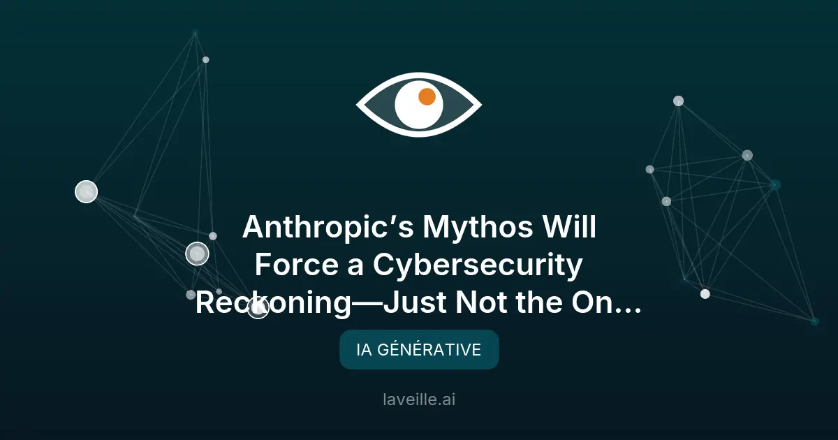 Claude Mythos Preview : une révolution en cybersécurité