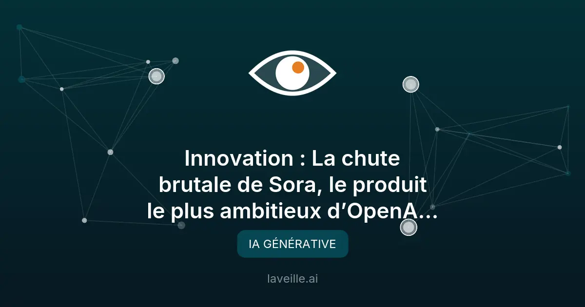 Pourquoi OpenAI abandonne Sora, son projet de création vidéo IA