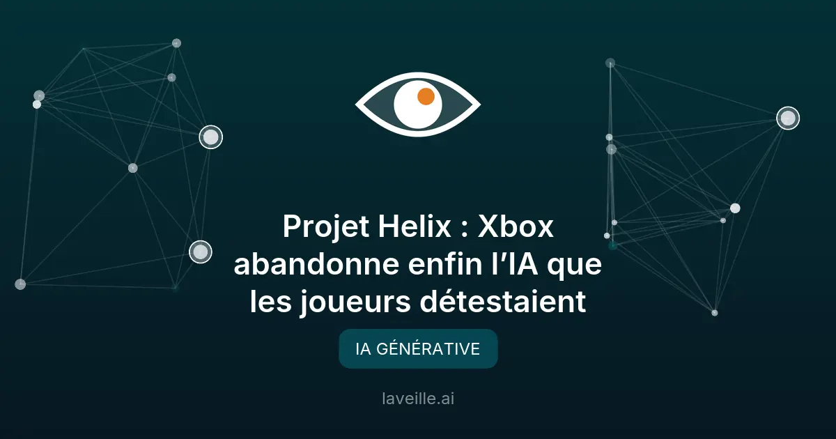 Xbox Helix : Microsoft abandonne les chatbots IA pour l'upscaling